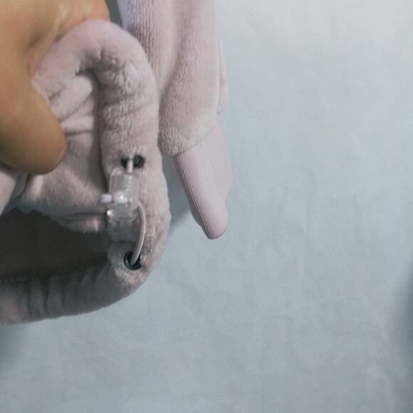 Ideology Womens Pink Faux-Fur Quarter-Zip Hoodie, Shimmer Size M - Picture 6 of 9